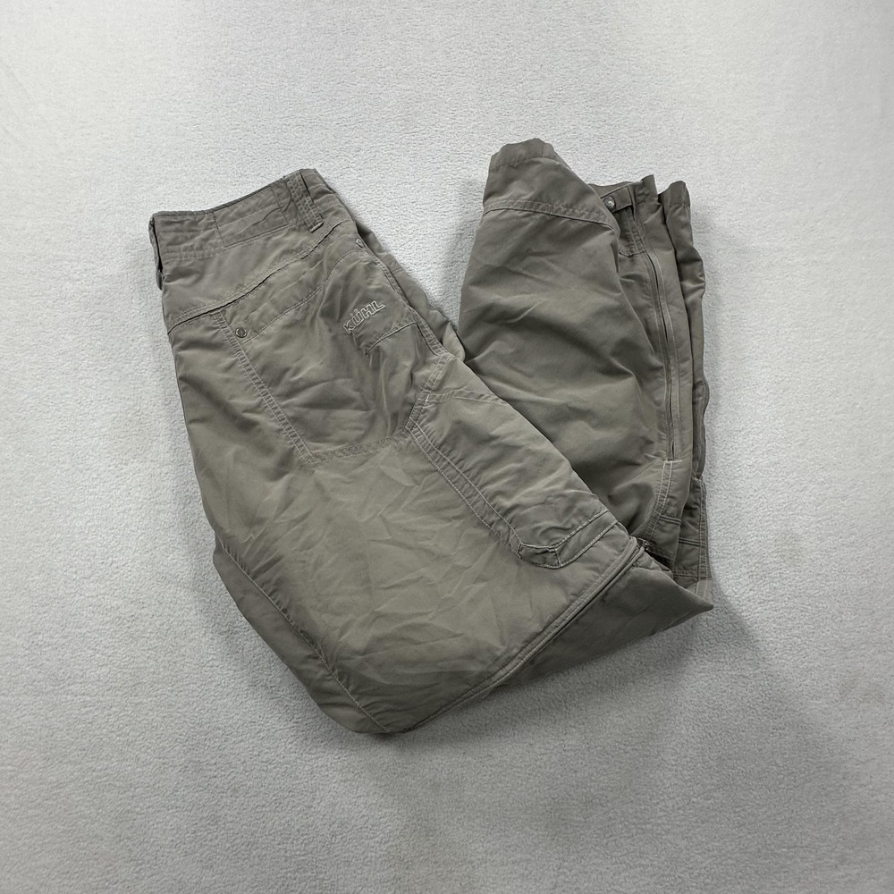 Kuhl Liberator Convertible Pants Mens 30 Gray Stealth Zip Off Hiking Outdoor